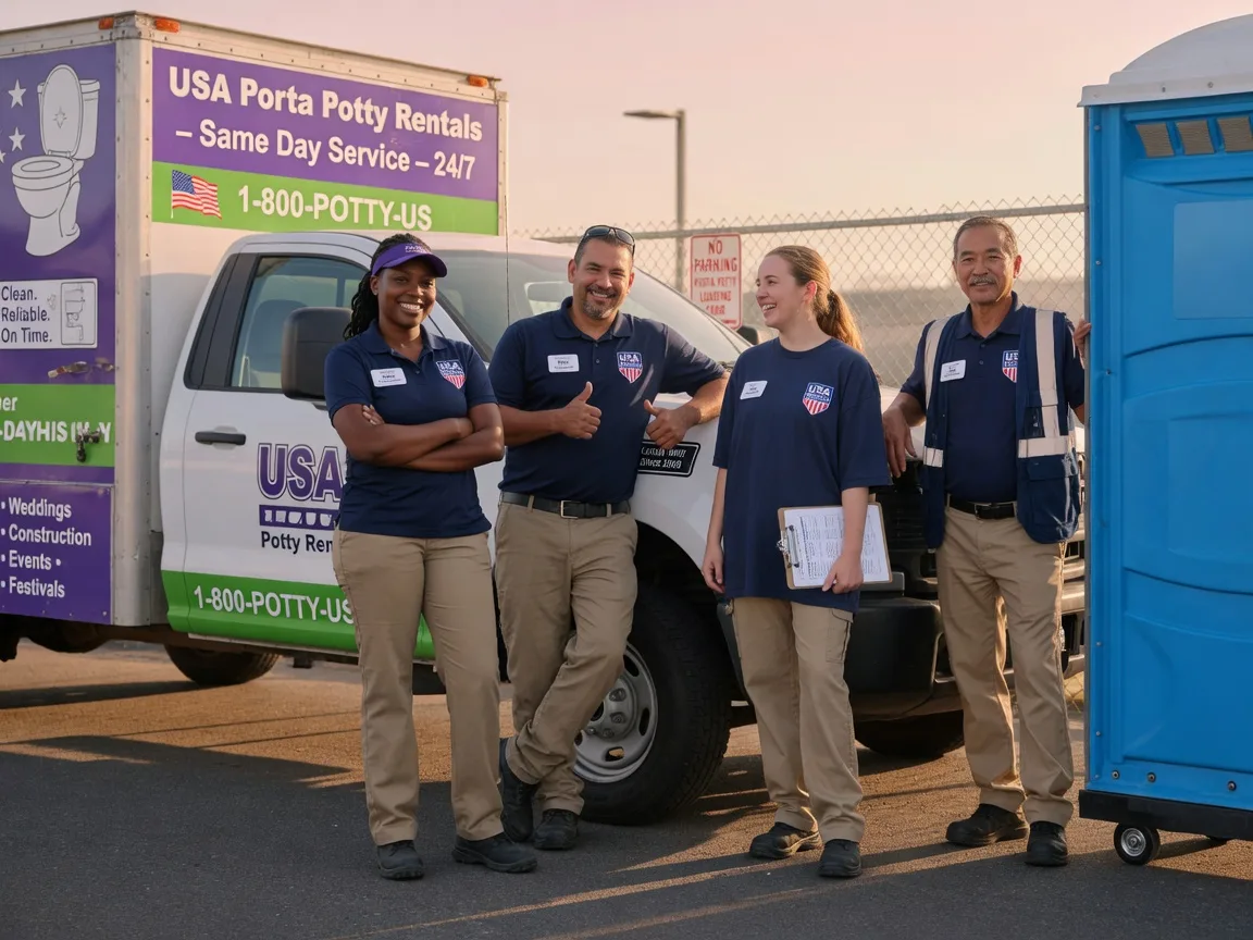 Porta Potty Rental company in Modesto, IL